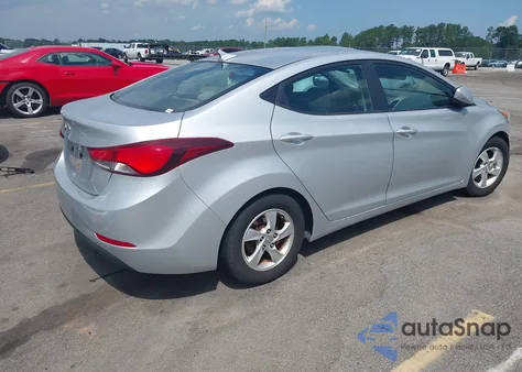2014 Hyundai Elantra Se из США, поврежденный, VIN 5NPDH4AE0EH521922